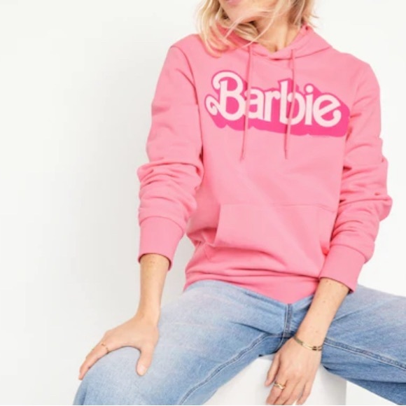 COPY - Women’s Barbie Hooded Pullover Sweatshirt - Picture 2 of 4